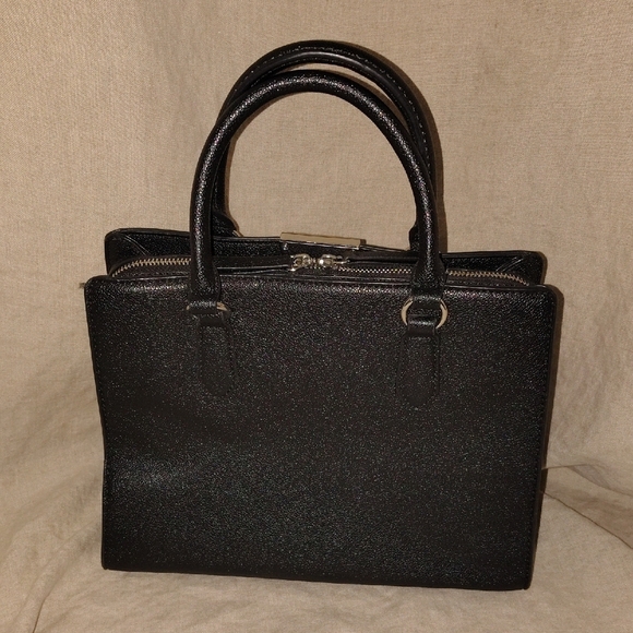 Nine West Classic Black Satchel - Picture 4 of 5